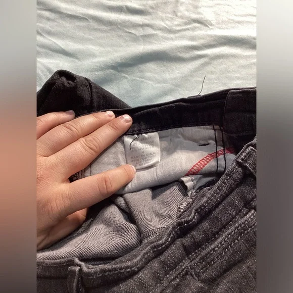 NYDJ Black Stretch Straight Leg Jeans Size 4 - Picture 7 of 9